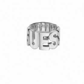 Guess - Anello silver con scritta Guess. UBR91303