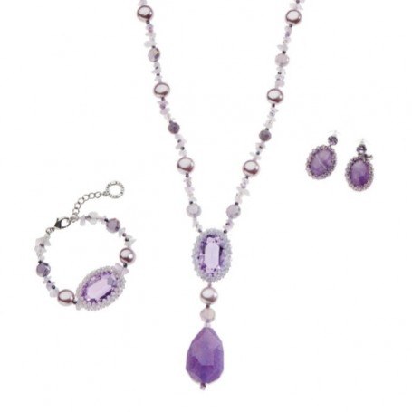 Ottaviani - Linea con cristalli, perle bijoux e strass. 500198