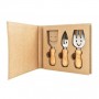 Melograno - Wood set 3 pezzi forchetta-coltello-paletta. 1095001