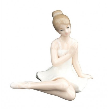 Melograno - Ballerina porcellana seduta grande cm 9. 1185053