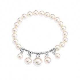 Ottaviani - Bacciale con perle di vetro e strass. 500291B