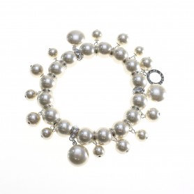 Ottaviani - Bracciale con perle e cristalli. 500071B