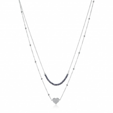 S'Agapò - Collana donna in acciaio 316L. SAR02