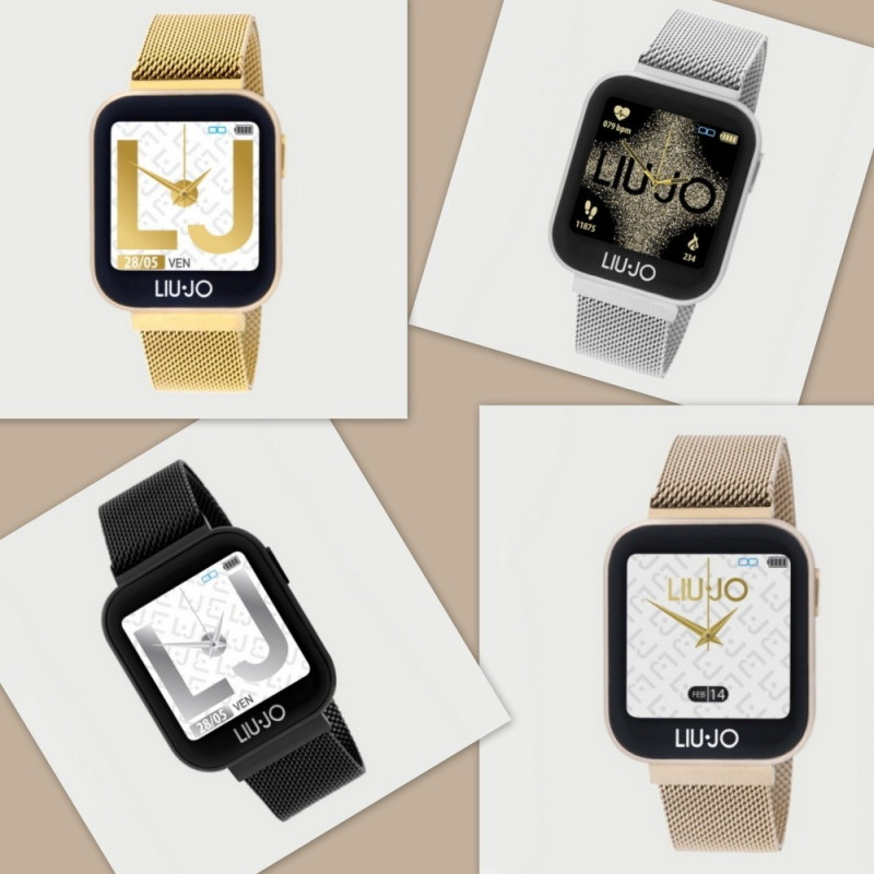 LiuJo Smartwatch Pour Femme SWLJ004 – Montre Connectée Élégante En Acier Or Rose
