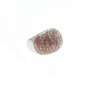 Arteregalo - Anello argento 925 con zirconi e smalti.