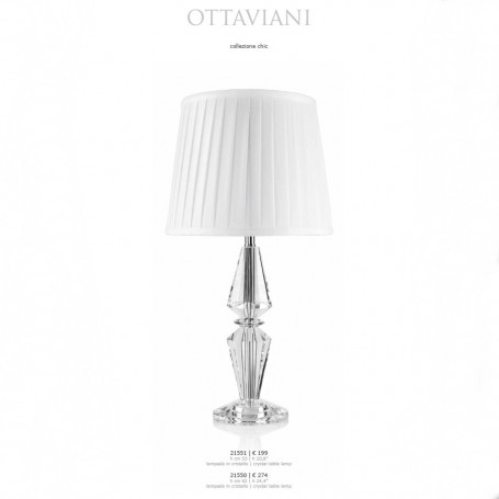 Ottaviani - Lampade cristallo Chic.