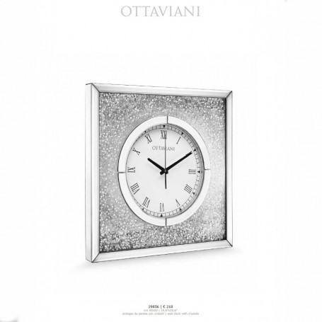 Ottaviani  - Orologio da parete con cristalli.