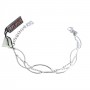 Boccadamo - Bracciale argento 925 con cristalli swarovski.