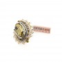 Ottaviani - Anello regolabile con perline e cristalli. 50736