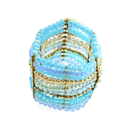 Ottaviani - Bracciale con cristalli e perline. 47213.