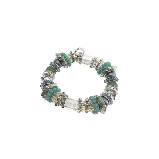 Ottaviani - Bracciale con cristalli e perle.470663